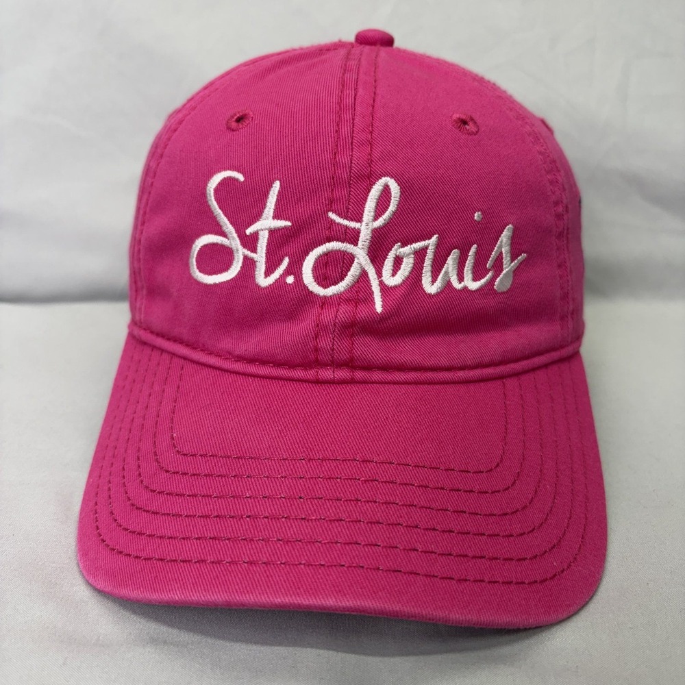 Camp David St. Louis Hat Baseball Cap Women OSFM Pink Anheuser-Busch Logo